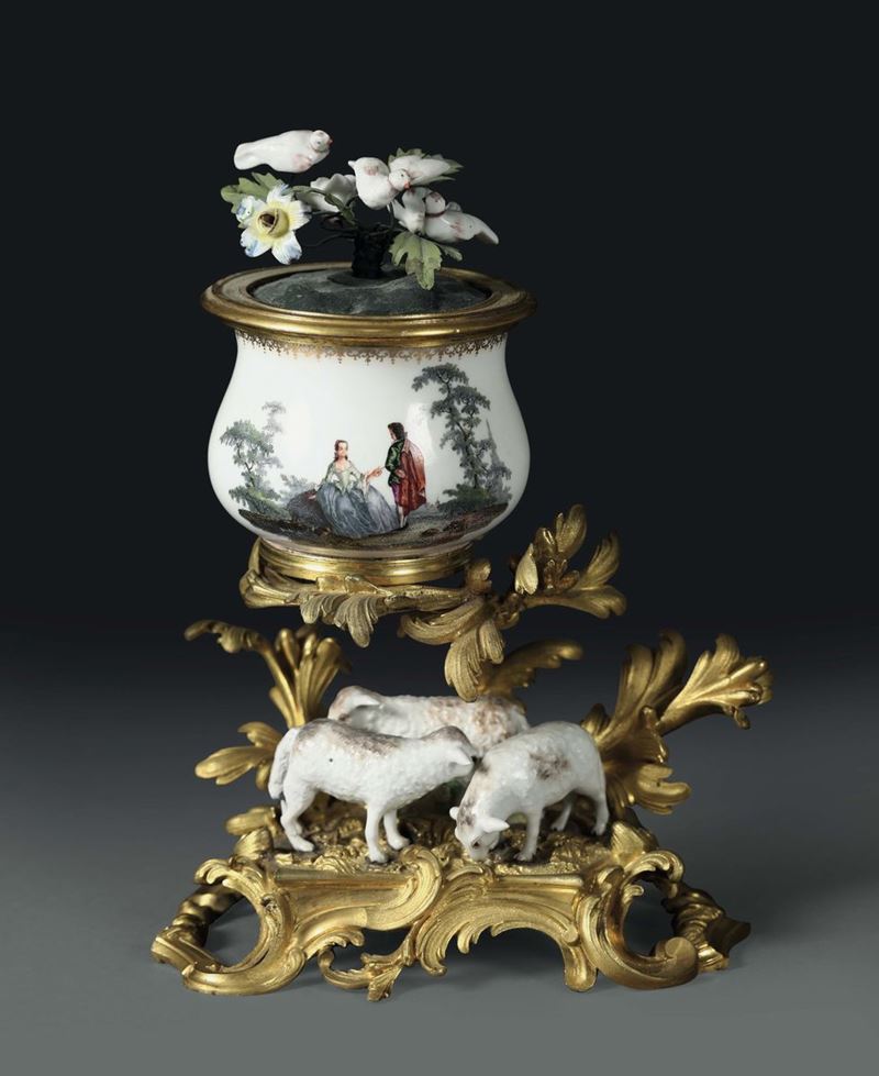 A pout-pourri. Meissen, 1750 ca.  - Auction Taste, Furniture and Residences, An Italian Collection - Cambi Casa d'Aste