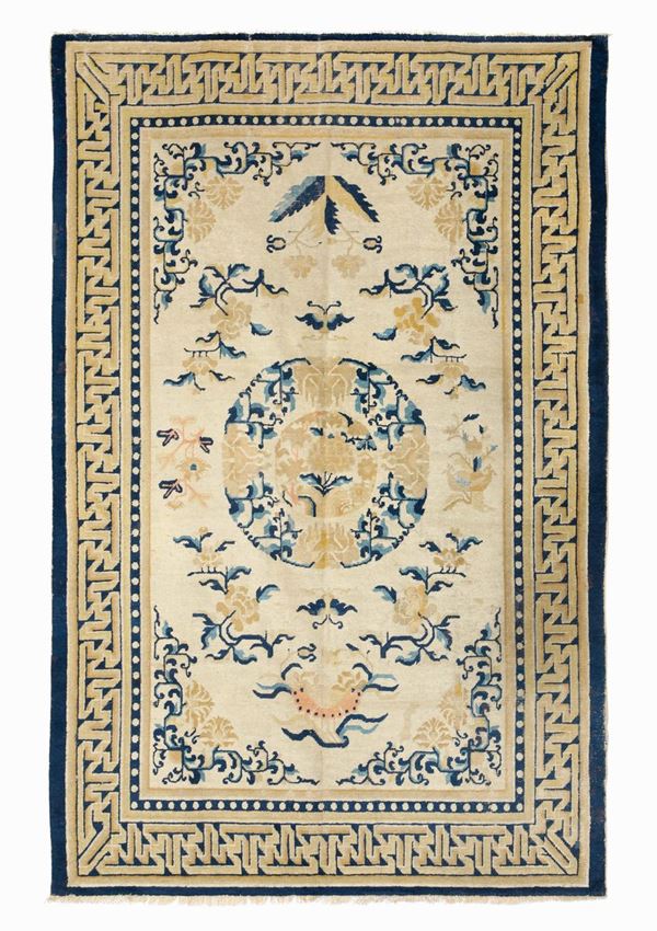 A Chinese Ninxia-type carpet, half of the 19th century