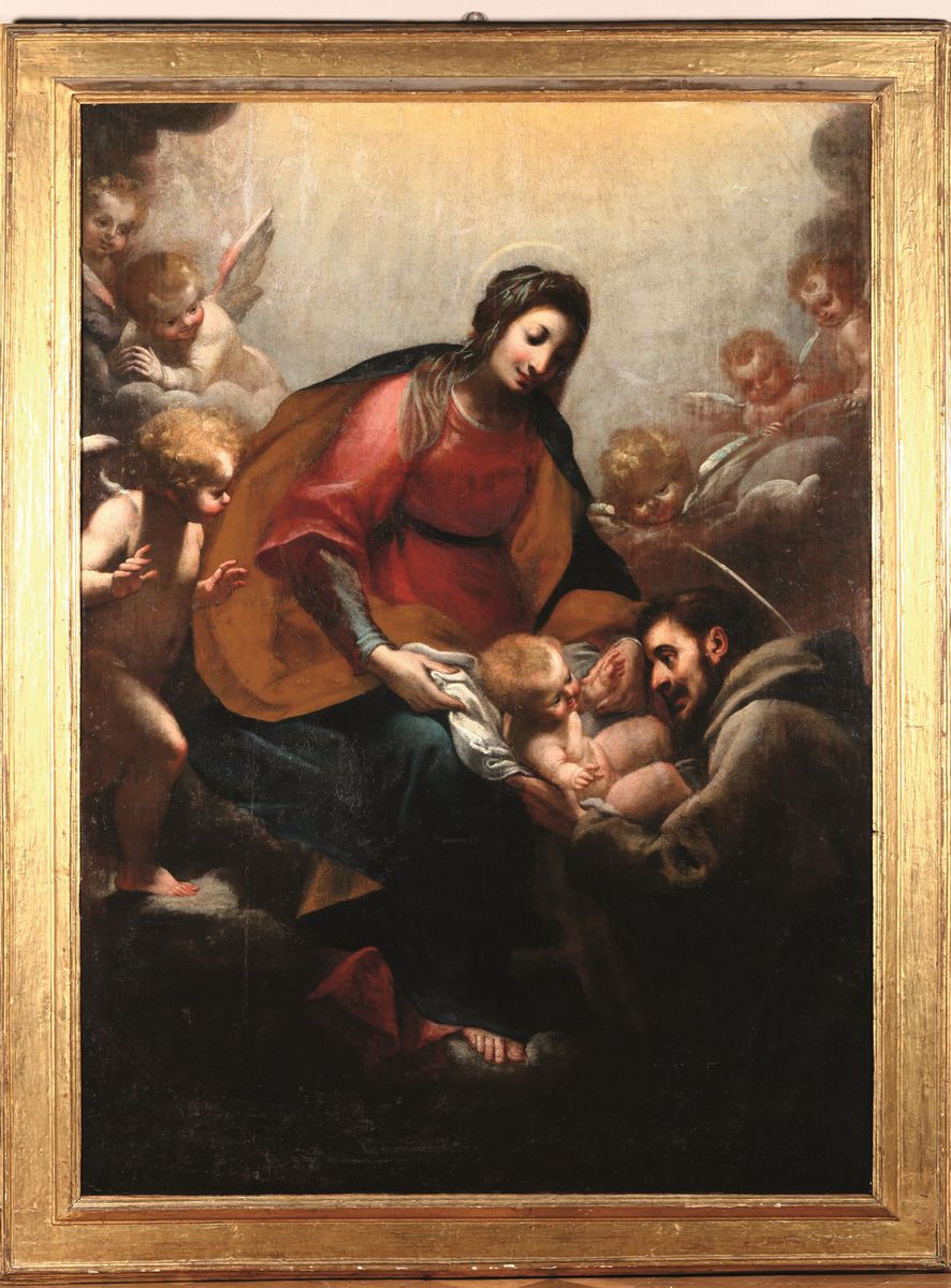 Giovanni Battista Paggi (genova 1554-1627)estasi di San Felice da Cantalice