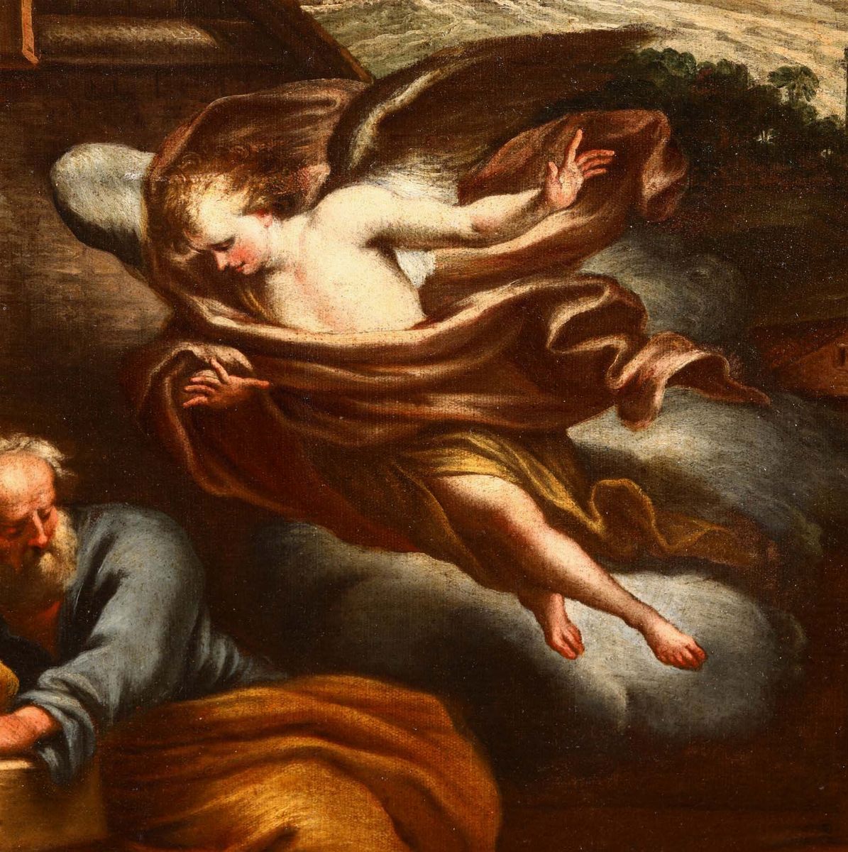 Gio Raffaele Badaracco (genova 1648 - 1726), Attribuito Asogno di San Giuseppe