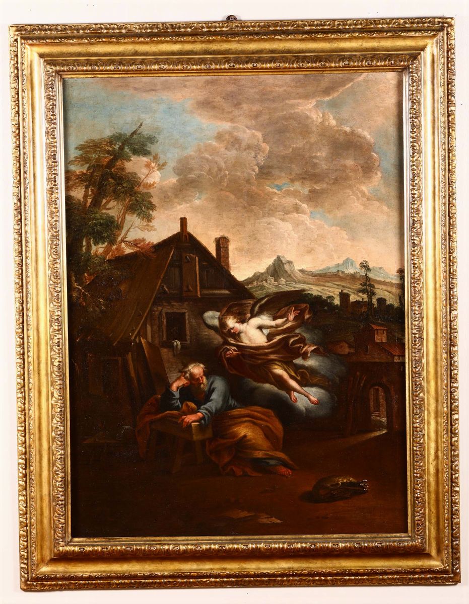 Gio Raffaele Badaracco (genova 1648 - 1726), Attribuito Asogno di San Giuseppe