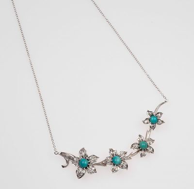Girocollo con Turchesi e Diamanti