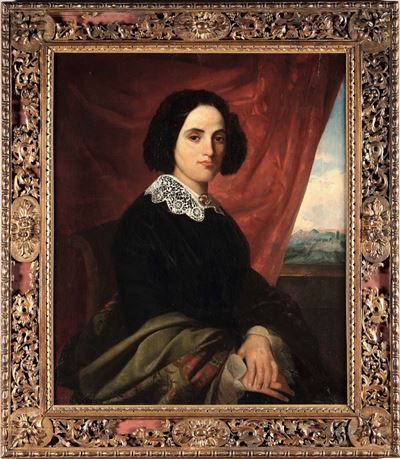 Michelangelo Grigoletti (1801-1870), Attribuito Aritratto Femminile
