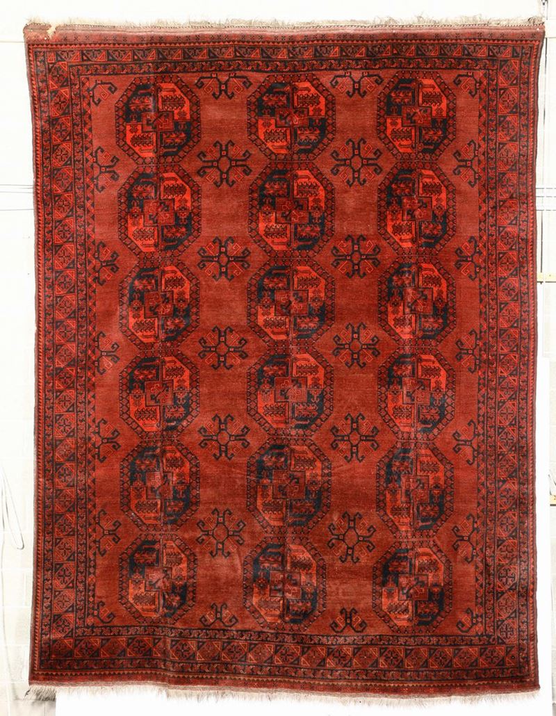 Tappeto afgano fine XIX secolo inizio XX secolo  - Auction Fine Art - Cambi Casa d'Aste