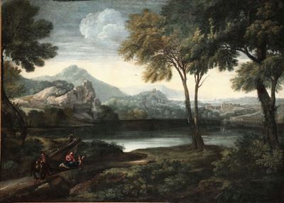 Gaspard Dughet (roma 1615-1675), Scuola Difuga in Egitto