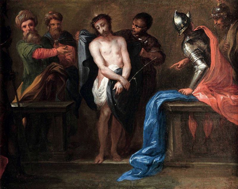 Bartolomeo Biscaino (1632-1657) Ecce Homo  - Auction Old Masters Paintings - I - Cambi Casa d'Aste