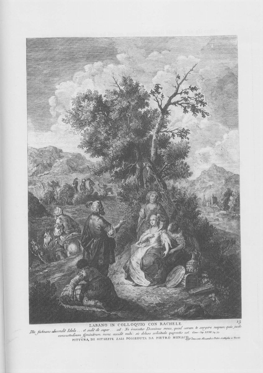 Giuseppe Zais (forno di Canale 1709 - Treviso 1784)coppia di Paesaggi con Figure