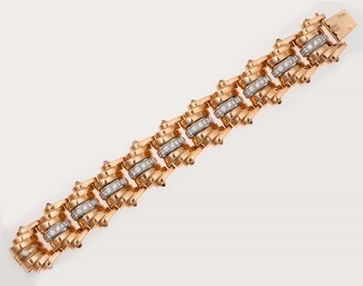 Bracciale con Diamanti e Rubini