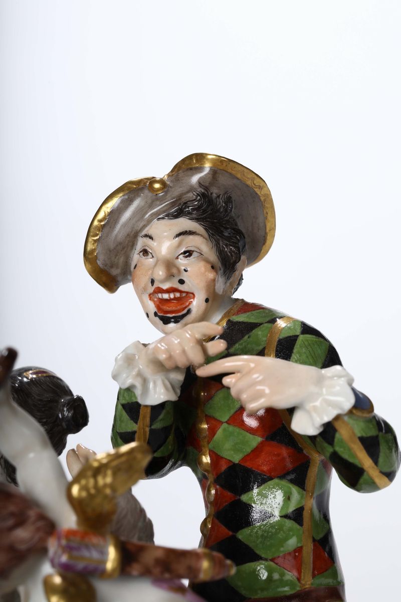 Rarissimo ed Importante Gruppo Meissen, 1740-1745 Circa Modello di J. J. Kaendler, 1740-1741