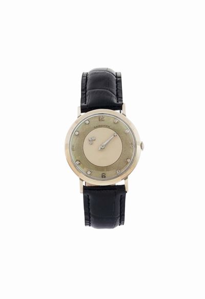 Longines, Mistery, Orologio da Polso, in Oro Bianco 14 K. Realizzato nel 1960 Circa