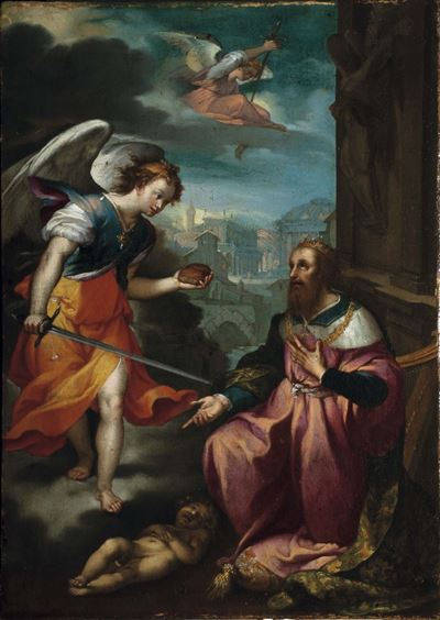 Francesco di Castello (bruxelles 1541 - 1621)scena Biblica