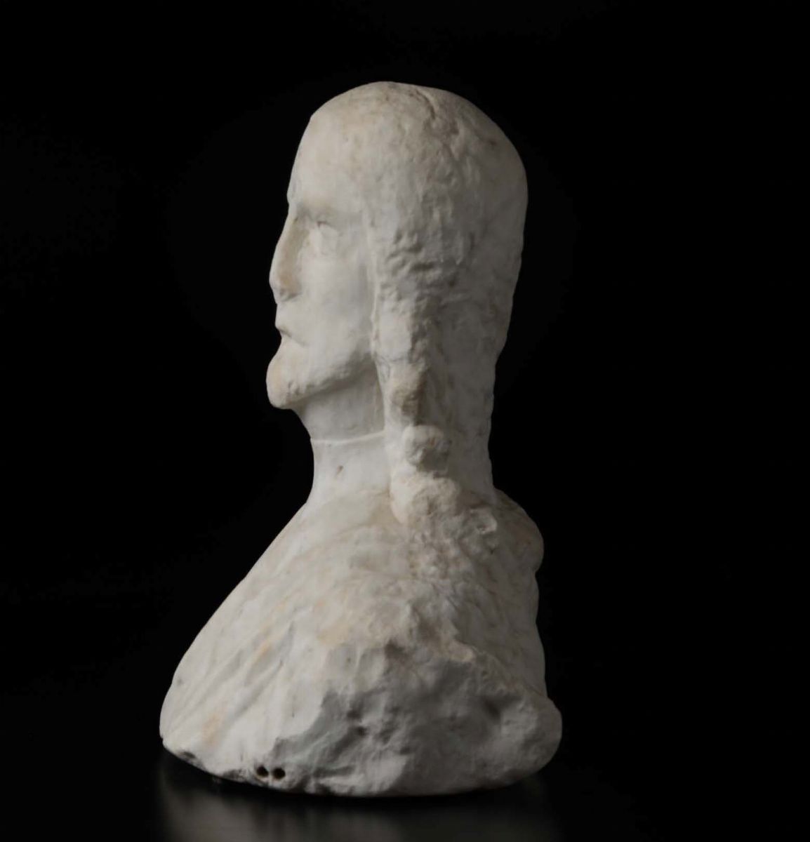 Busto di Redentore in Marmo Bianco. Scultore Rinascimentale Toscano della Seconda Metà del XV Sec...