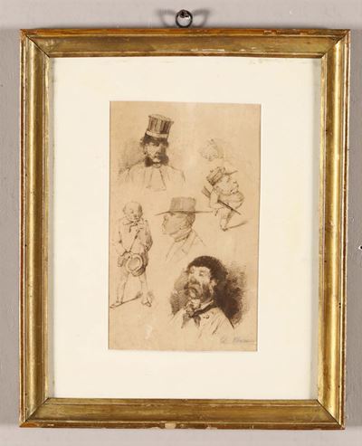 Scuola Francese del XIX Secolostudio di Personaggi