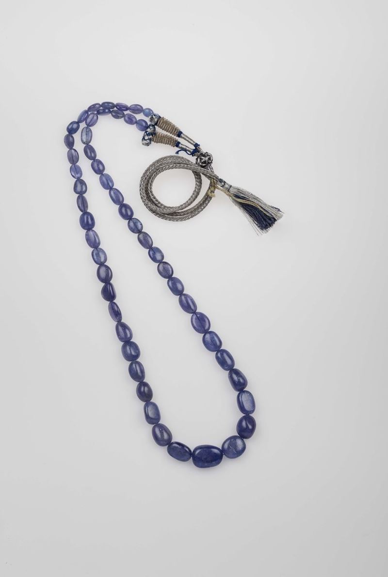 Tanzanite necklace  - Auction Fine Jewels - II - Cambi Casa d'Aste