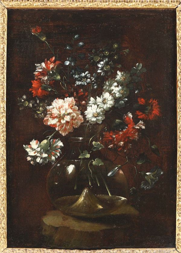 Bartolomeo Bimbi (Firenze 1648-1729) Natura morta di fiori