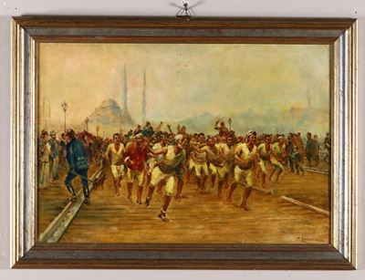 Zonaromanifestazione su Ponte di Istanbul