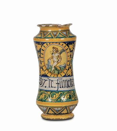 Albarello Faenza, Bottega Faentina del Terzo Quarto del XVI Secolo