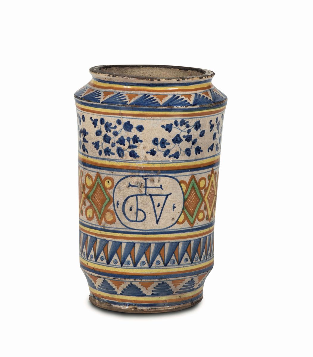 Albarello Siena, Bottega della Fine del XV Inizi del XVI Secolo