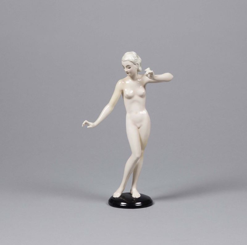 Goldscheider, Germania, 1938 ca Nudo femminile  - Asta Arti Decorative del XX secolo - Cambi Casa d'Aste