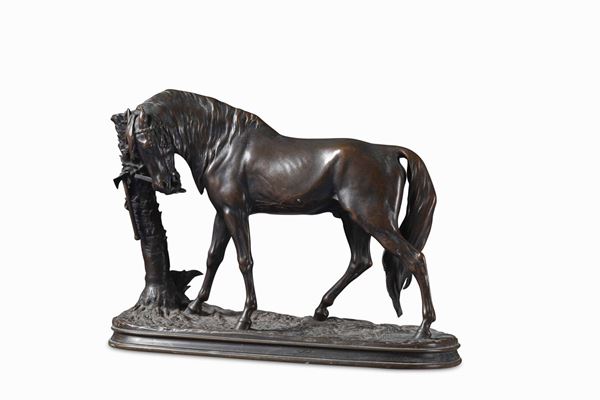 Pierre-Jules Mene (1810-1879) Cavallo a riposo