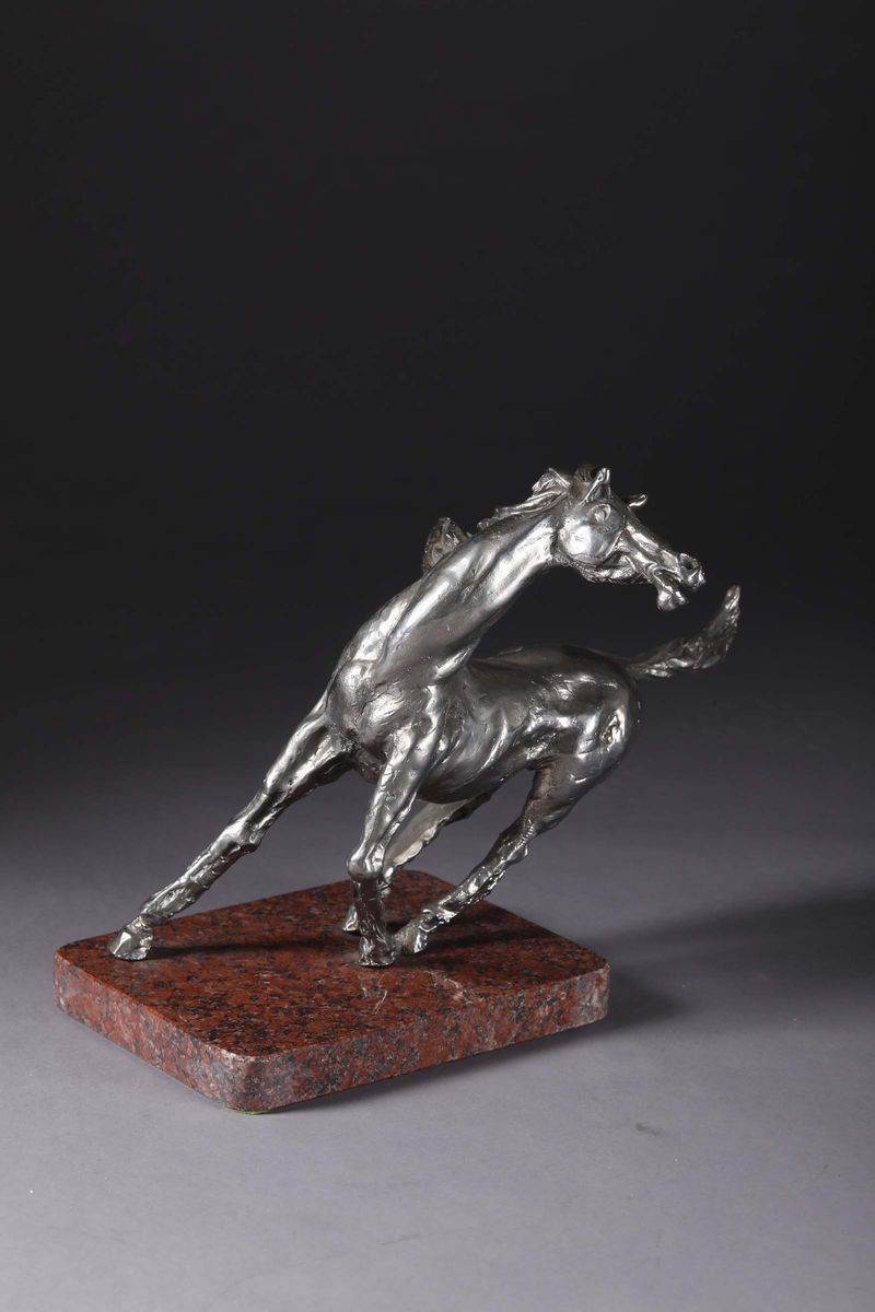 Fernando Regazzo (1945)cavallo in Corsa