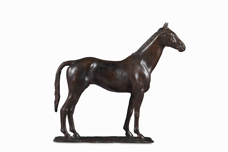 Egidio Girelli (1878-1972) Cavallo  - Auction Sporting Art - Cambi Casa d'Aste