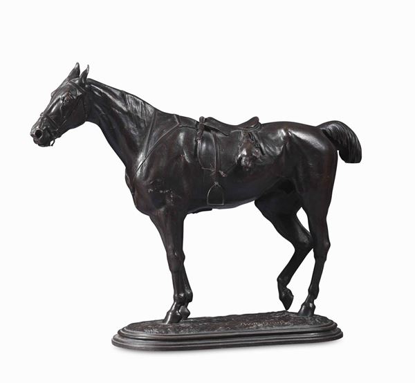 John Willis-Good (1845-1879) Cavallo sellato