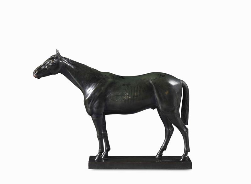 Helmut Schievelkamp (1849-1890) Cavallo  - Auction Sporting Art - Cambi Casa d'Aste