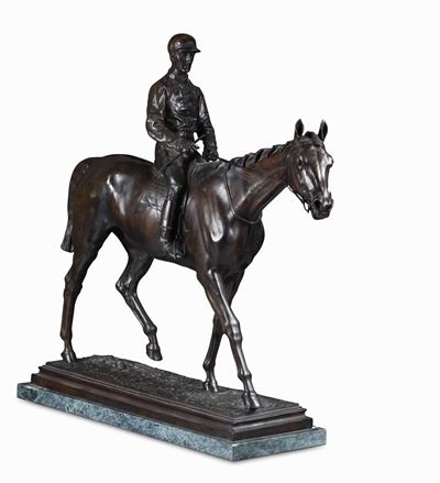 Isidore Jules Bonheur (1827-1901)cavallo con Fantino e Finimenti