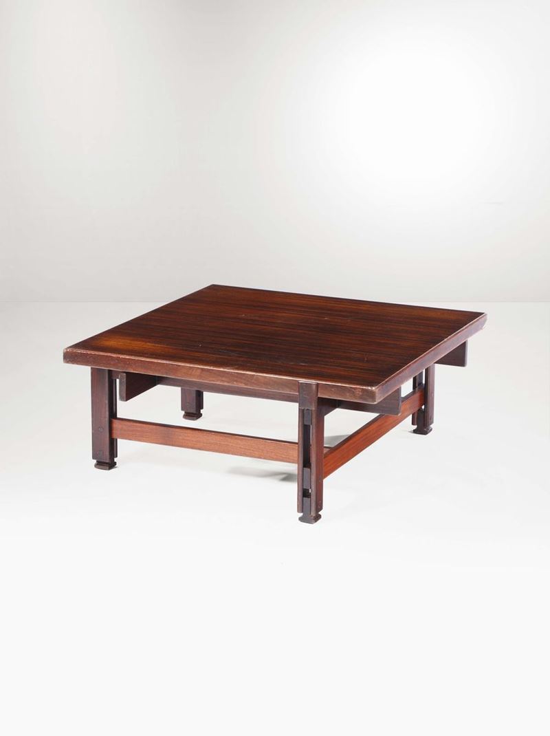 Tavolo basso in legno.  - Asta Design II - II - Cambi Casa d'Aste