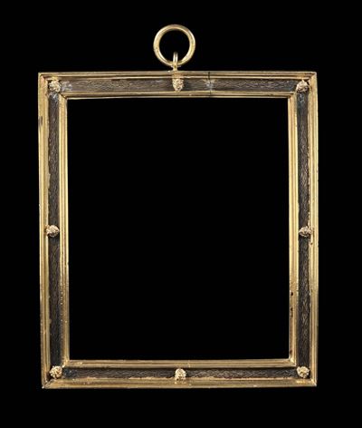 Cornice in Bronzo Dorato e Argentato. Maestranze del XVII Secolo
