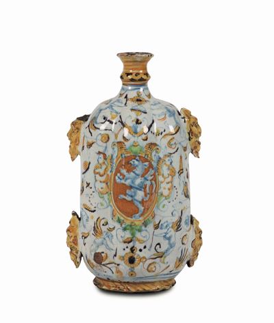 Fiasca da Pellegrino Pisa, Bottega di Niccolò Sisti, Seconda Metà del XVI Secolo