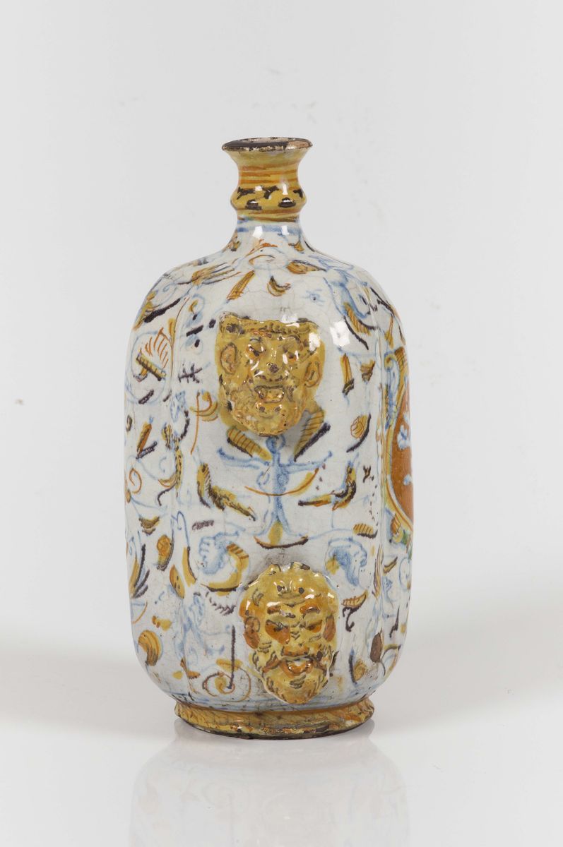 Fiasca da Pellegrino Pisa, Bottega di Niccolò Sisti, Seconda Metà del XVI Secolo