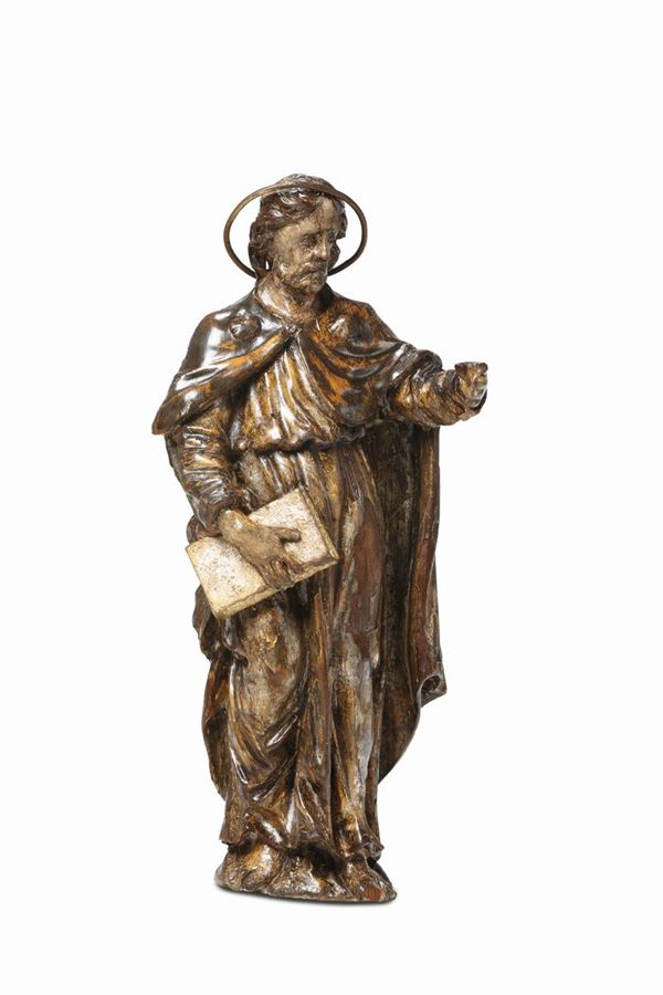 Coppia di Santi in legno argentato, scultore barocco dell’Italia del nord, XVII-XVIII secolo