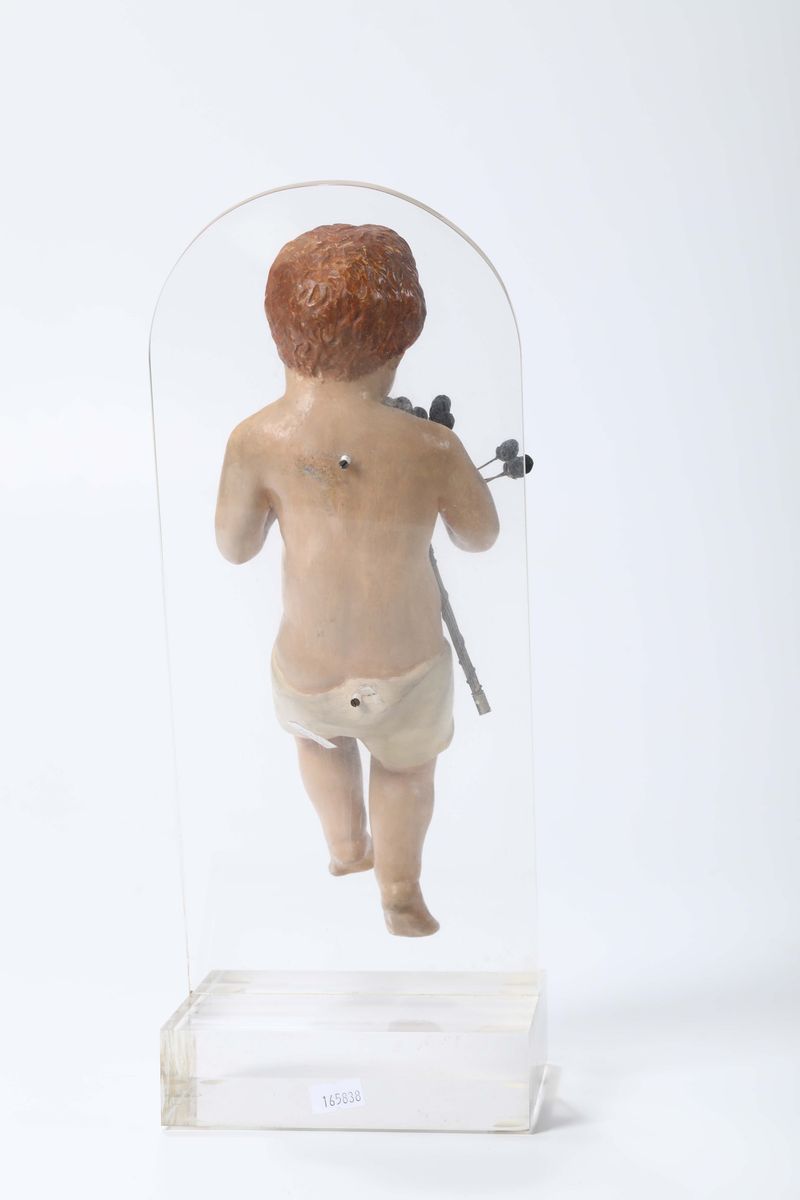Gesù Bambino in Legno Policromo, Italia XVIII Secolo