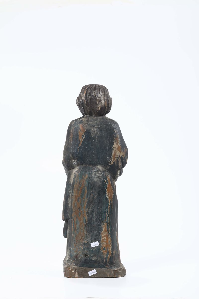S.pietro in Legno Policromo e Dorato, Arte del XVII Secolo