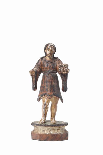 San Giovanni Battista in Legno Policromo, Intagliatore del XVII-XVIII Secolo