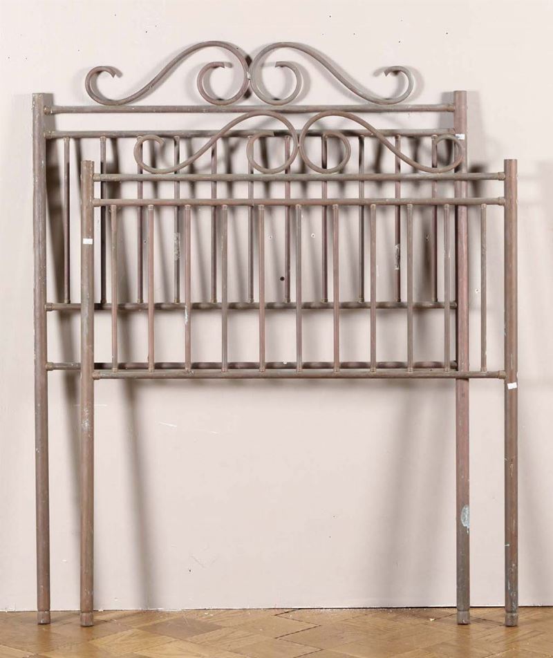 Letto in ottone senza sponde  - Auction Asta a Tempo antiquariato - II - Cambi Casa d'Aste
