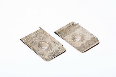 Due Porta Carnet per Ballo in Argento