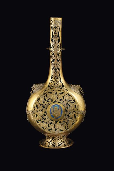 Importante Fiasca da Pellegrino. Arte Veneziana del XV - XVI Secolo