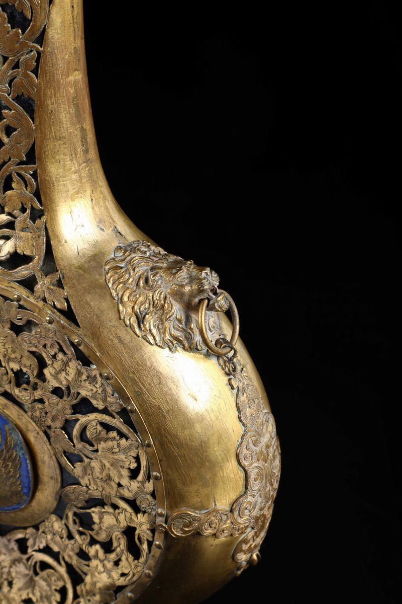 Importante Fiasca da Pellegrino. Arte Veneziana del XV - XVI Secolo