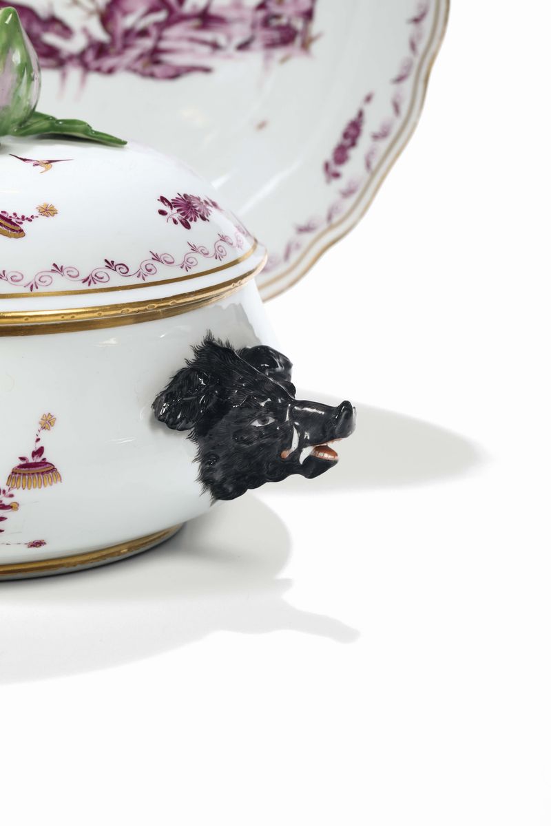 Terrina con Sottopiatto Meissen, 1745 Circa