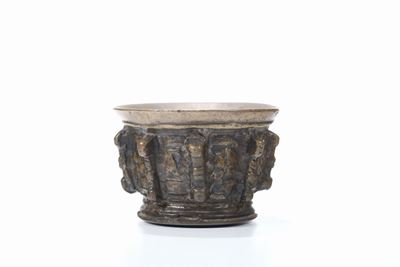 Mortaio Costolato in Bronzo, XVIII Secolo