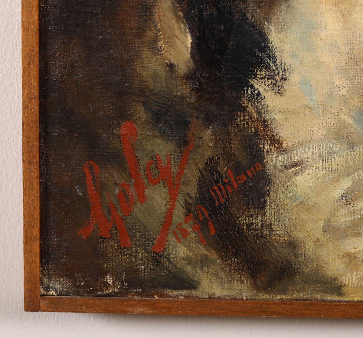 Emilio Gola (1851-1923), nei Modi Difigura Femminile, 1879