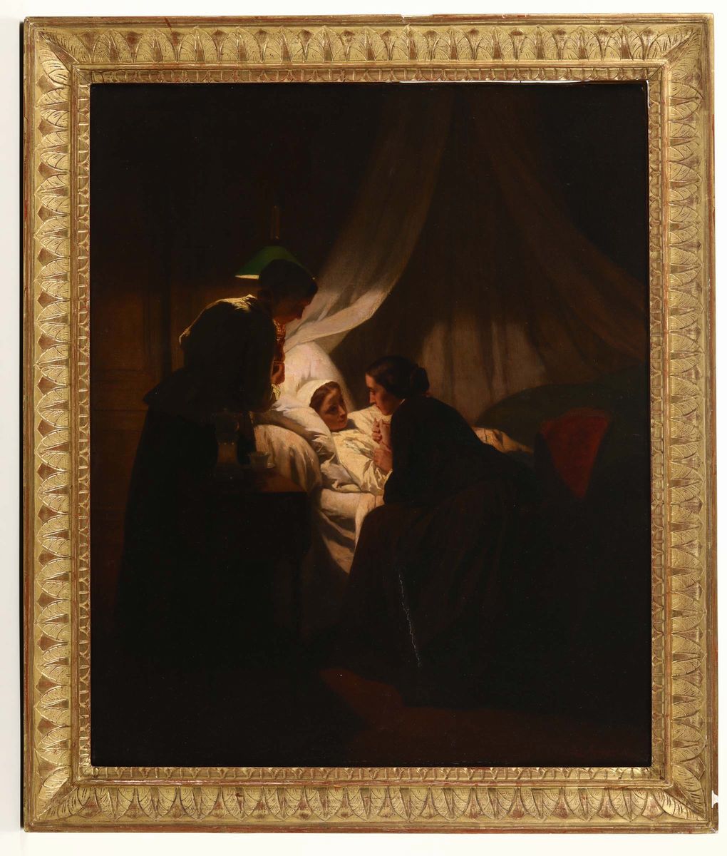 Jules Trayer (1824-1909)la Convalescenza, 1861