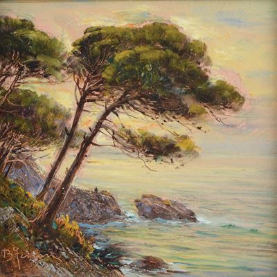 Berto Ferrari (1887 - 1965)pini sul Mare