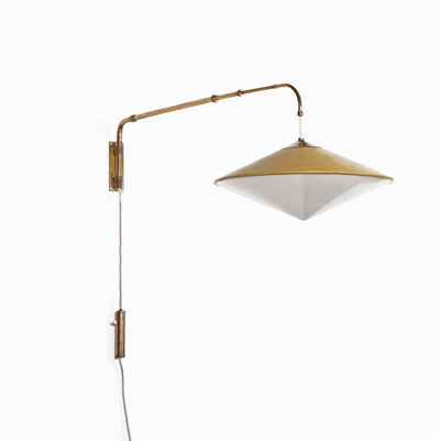 Lampada da Parete Orientabile, Telescopica con Contrappeso.