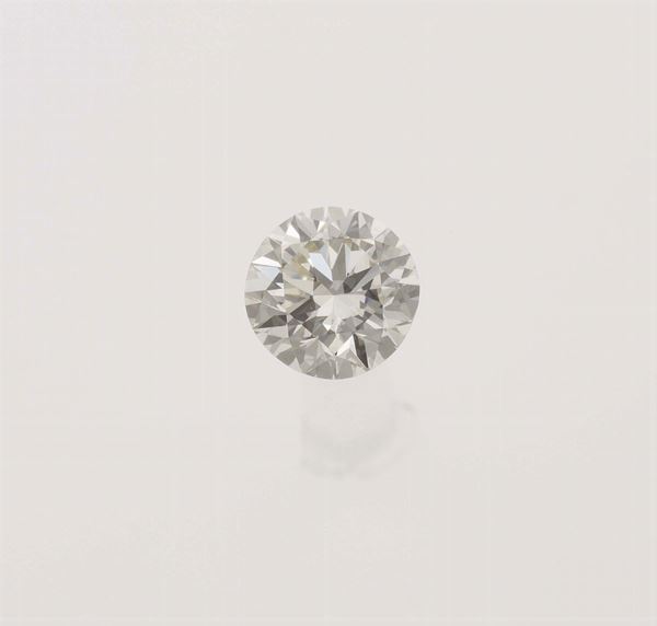 Unmounted old-cut diamond weighing 2.79 carats