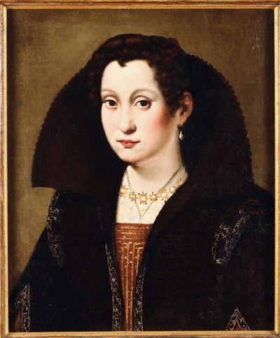 Scuola Romana del XVII Secoloritratto di Dama