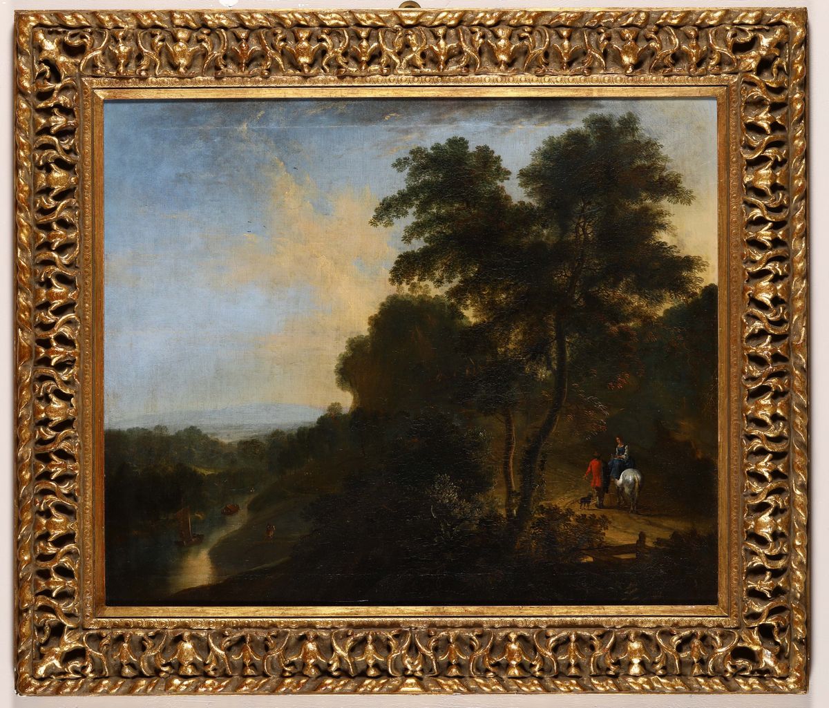 Adriaen Frans Boudewyns (1644-1711), Cerchia Dipaesaggio